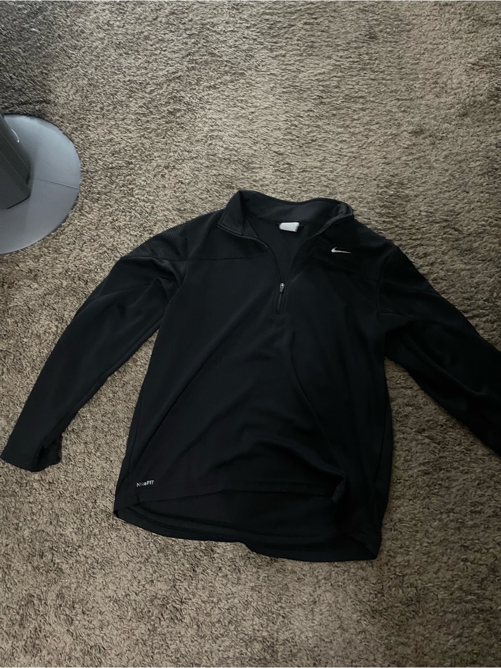 Nike Women’s Black Half-Zip Pullover Sweater